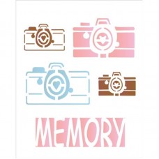 Stencil OPA 1765 Camera Memory 20X25cm_OPA1765